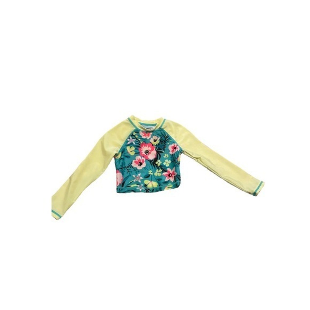 Tommy Bahama Girl Size 4 Rash Guard Long Sleeve Top Only